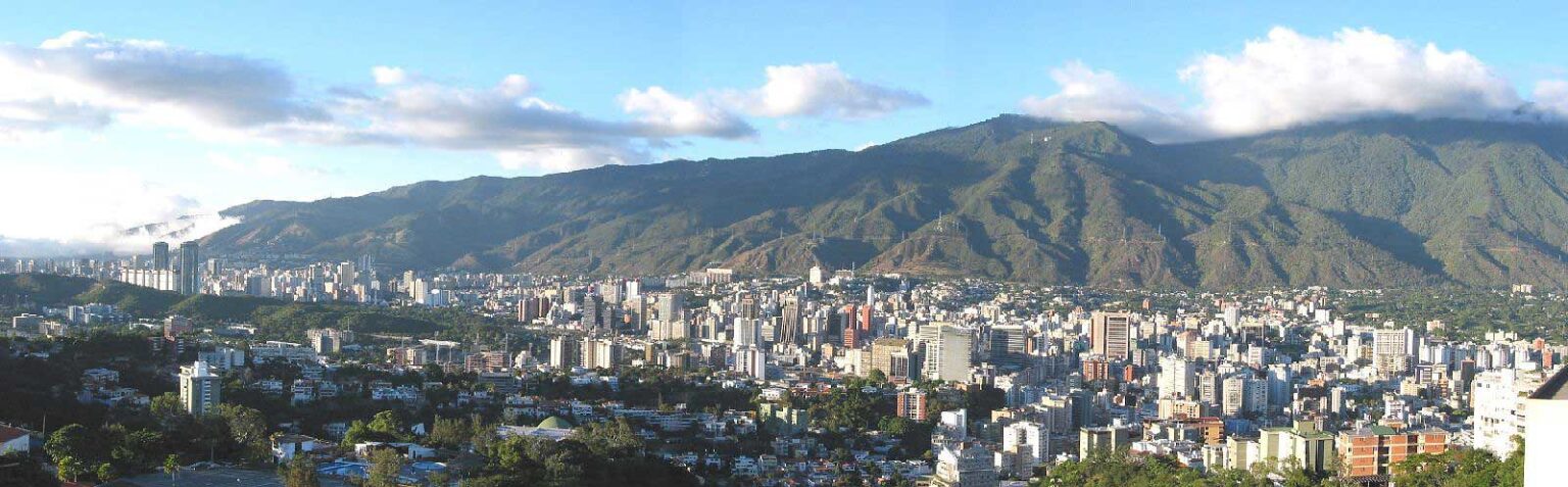 Fotografía panorámica de Caracas