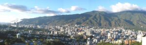 Fotografía panorámica de Caracas