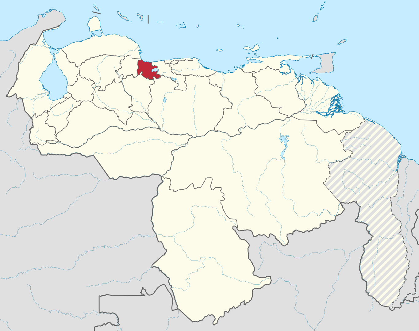 Mapa de Carabobo