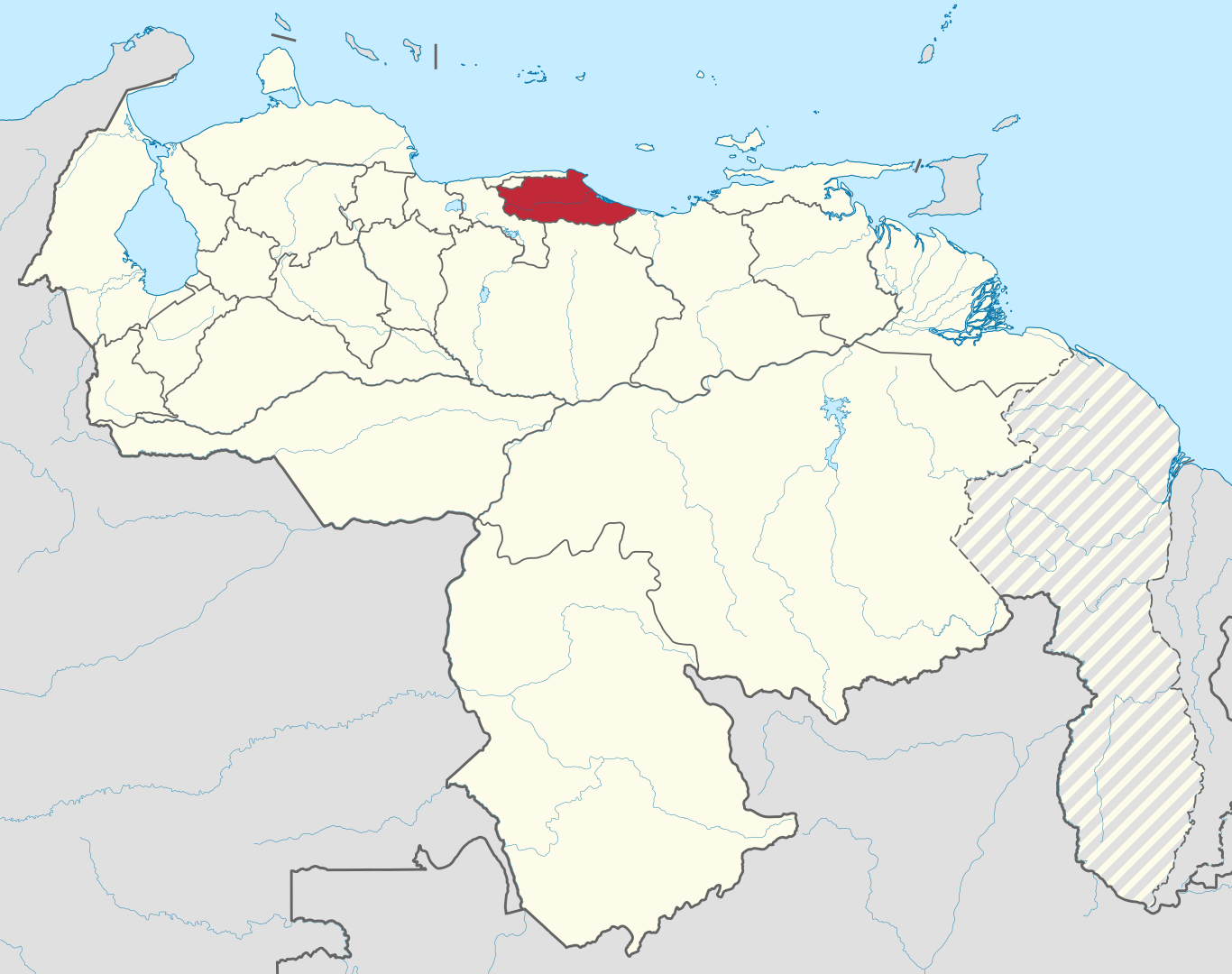 Mapa de Miranda