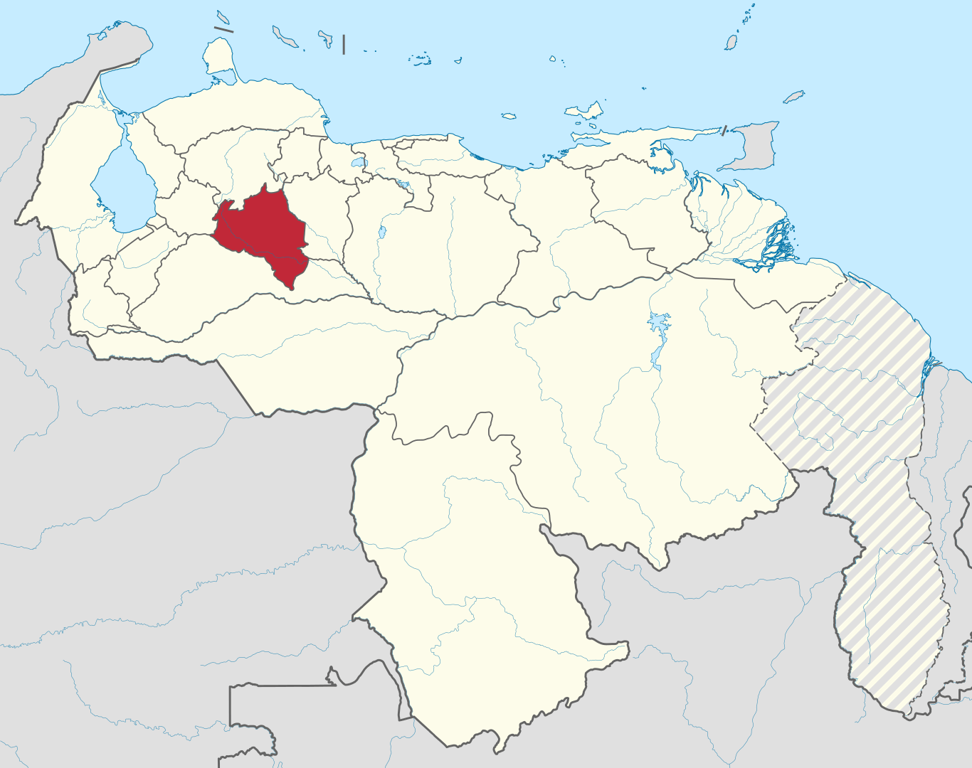 Mapa de Portugesa