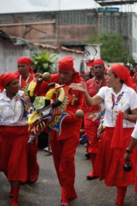 Fotografía de los Diablos Danzantes de Yare